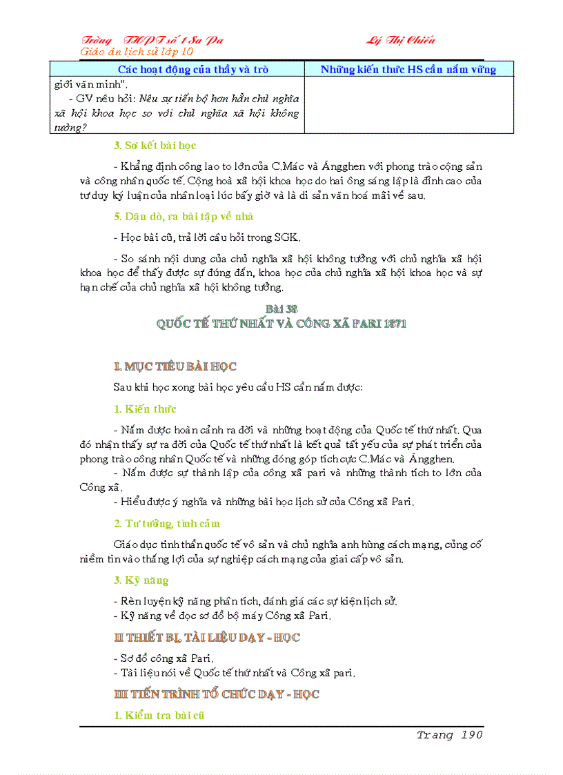 image for page Giáo án Lịch sử 10