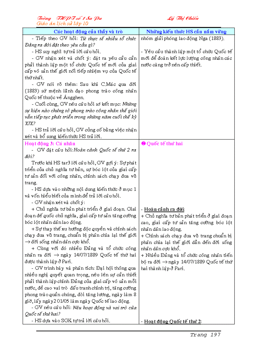 image for page Giáo án Lịch sử 10