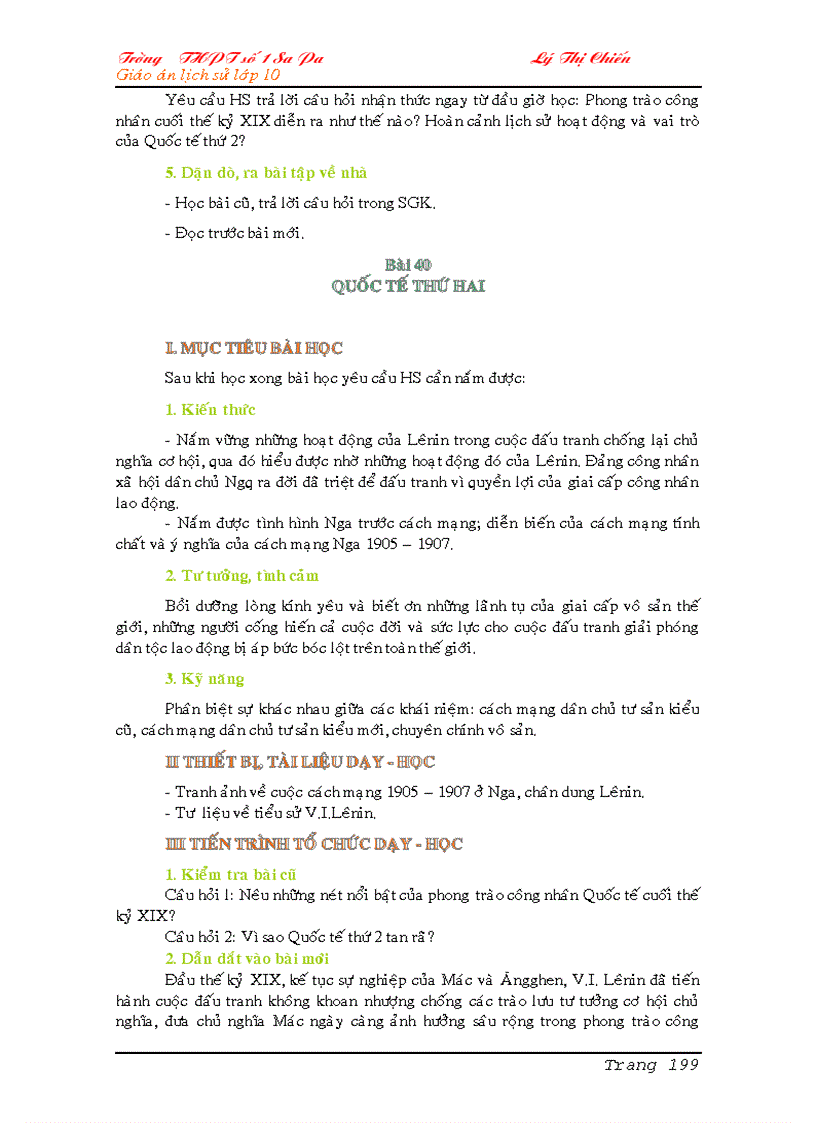 image for page Giáo án Lịch sử 10