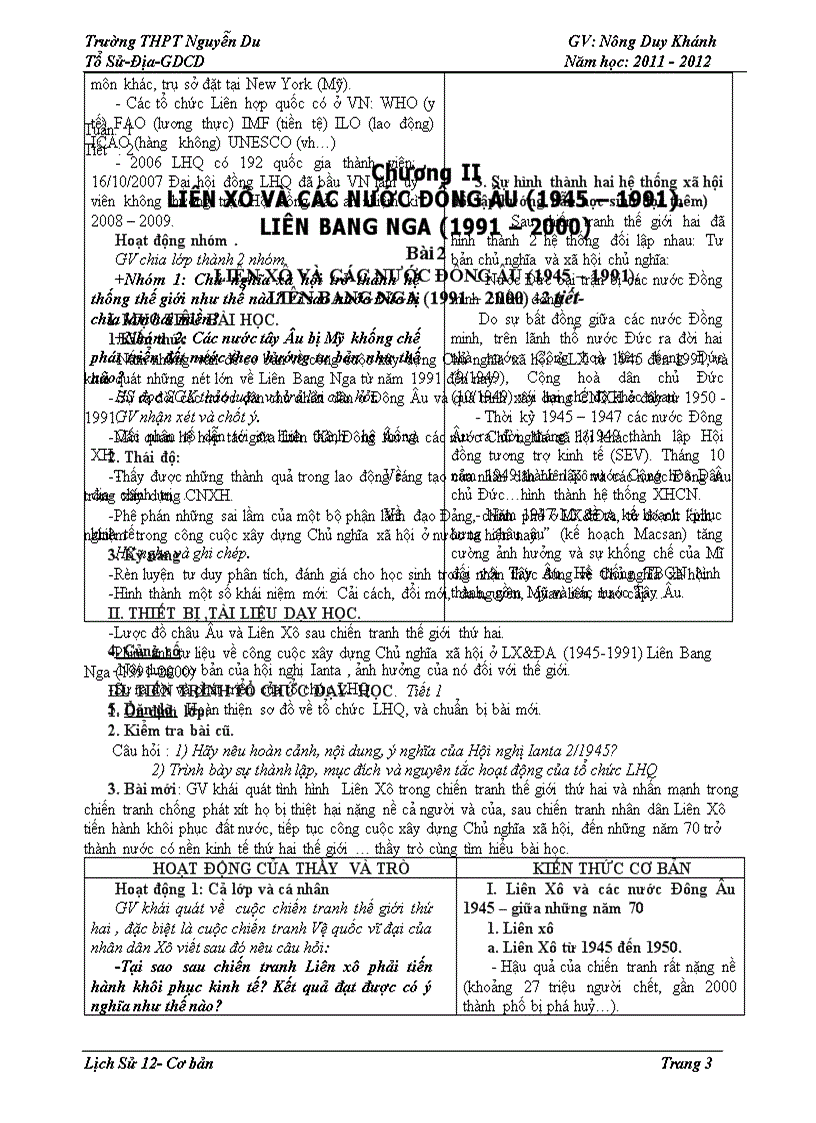 image for page Giáo án lịch sử 12 giảm tải