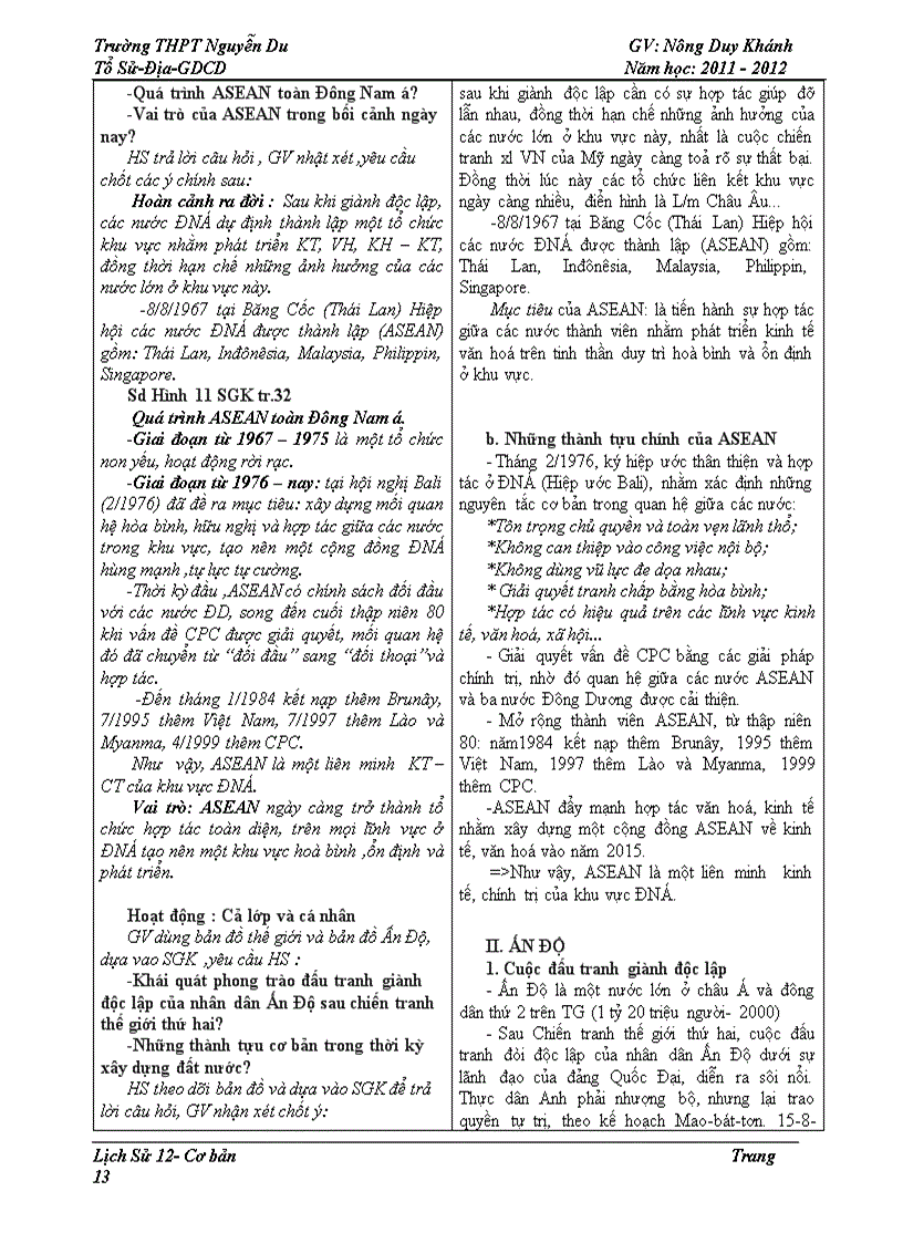 image for page Giáo án lịch sử 12 giảm tải