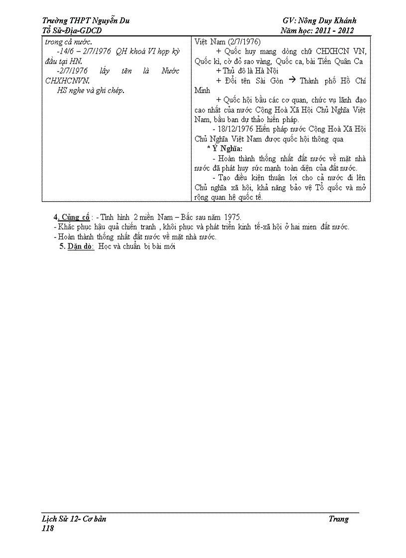 image for page Giáo án lịch sử 12 giảm tải