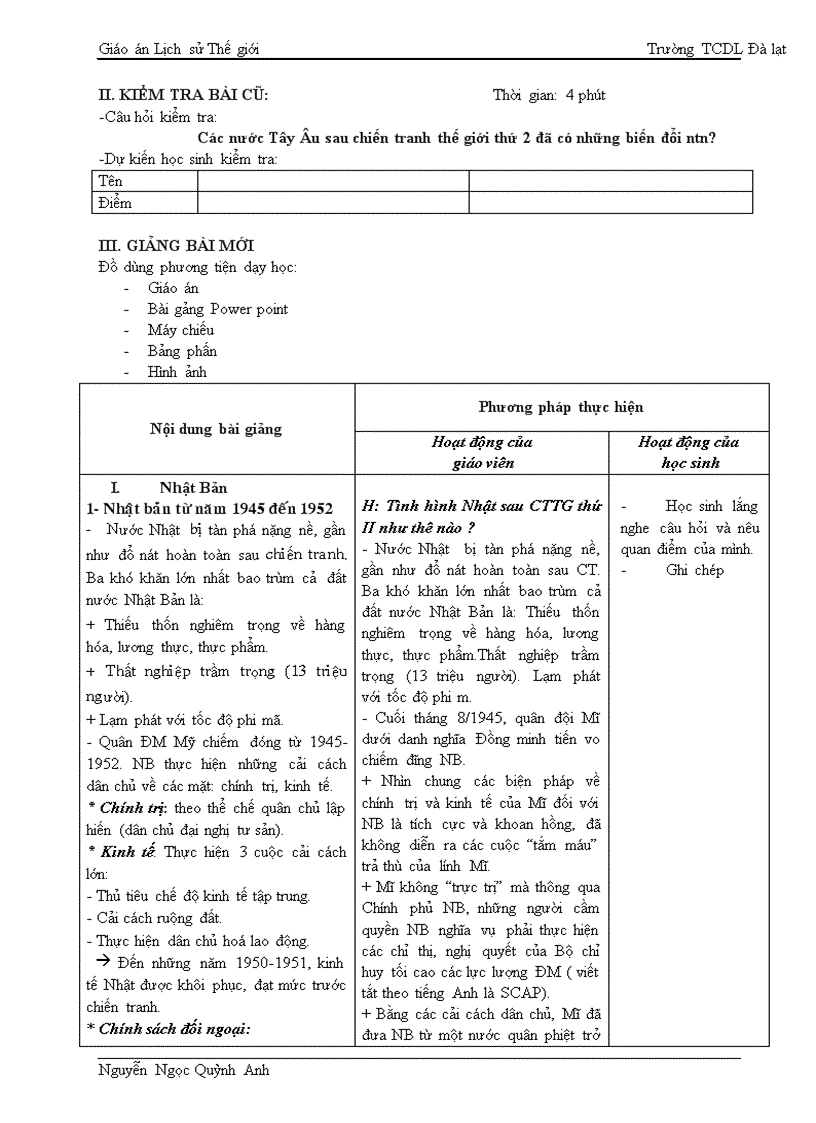 image for page Giáo án lịch sử thế giới lớp 12 bài 5