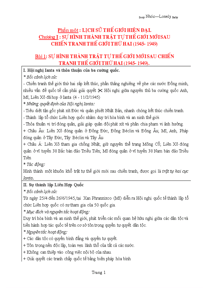 image for page Giao An LS 12 Phan The gioi