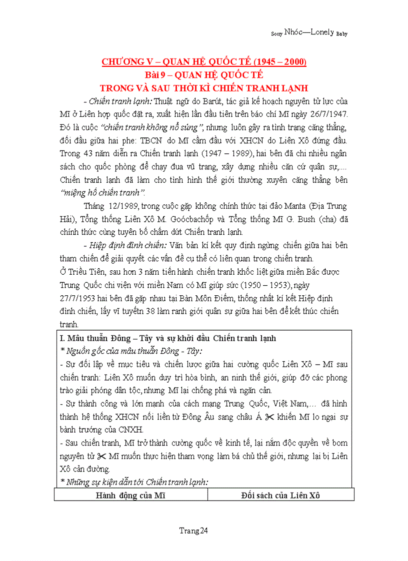 image for page Giao An LS 12 Phan The gioi