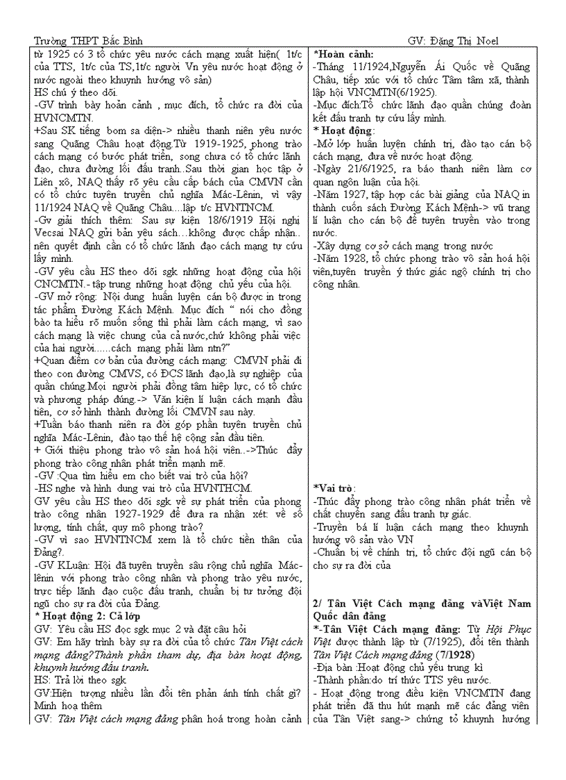 image for page Giáo án LS12 T16 23