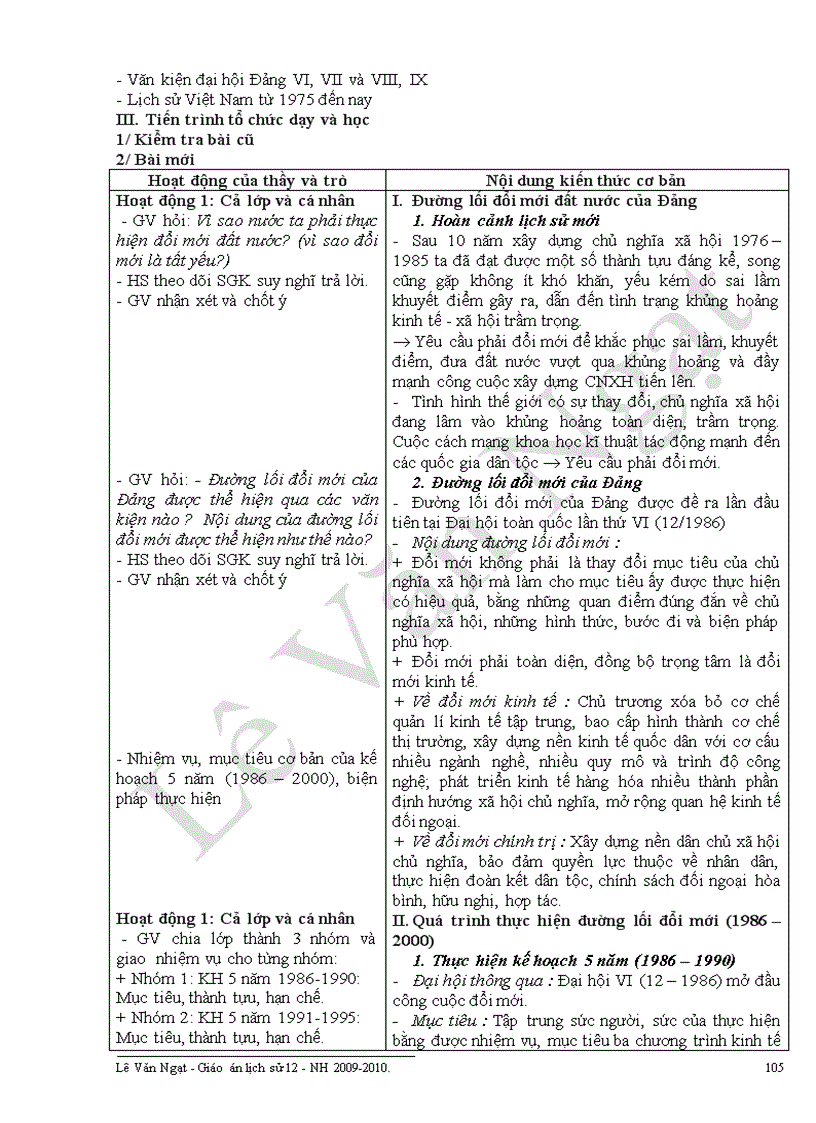 image for page Giáo án sử 12 CB mới