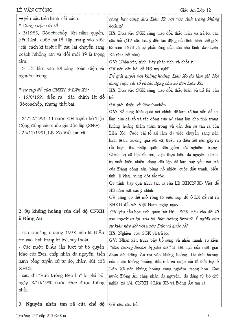 image for page Giáo án sử 12 theo chuẩn KT KN đã giảm tải