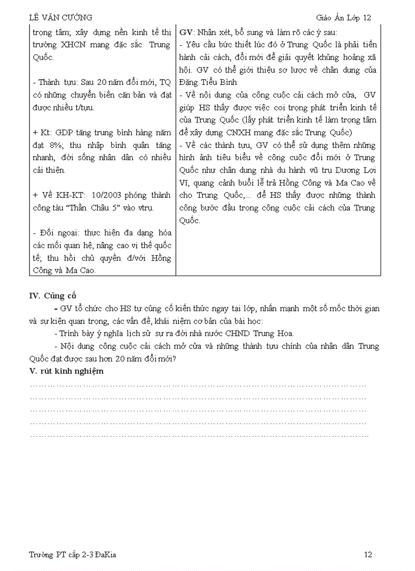 image for page Giáo án sử 12 theo chuẩn KT KN đã giảm tải