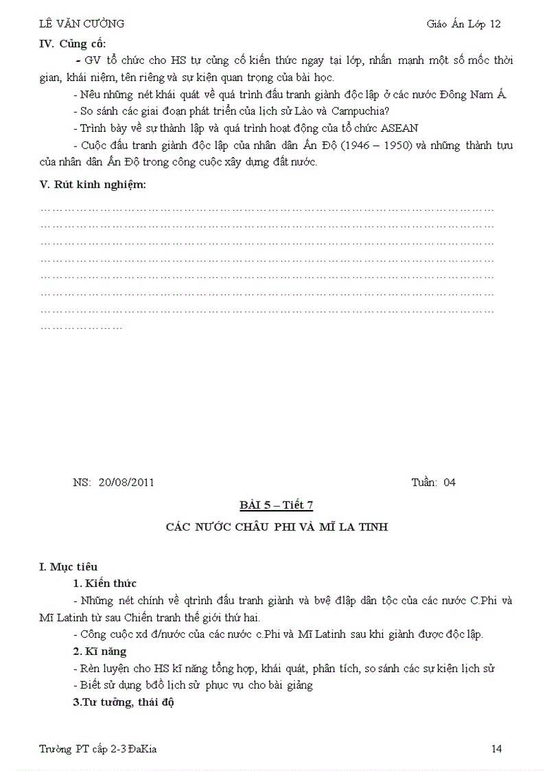 image for page Giáo án sử 12 theo chuẩn KT KN đã giảm tải