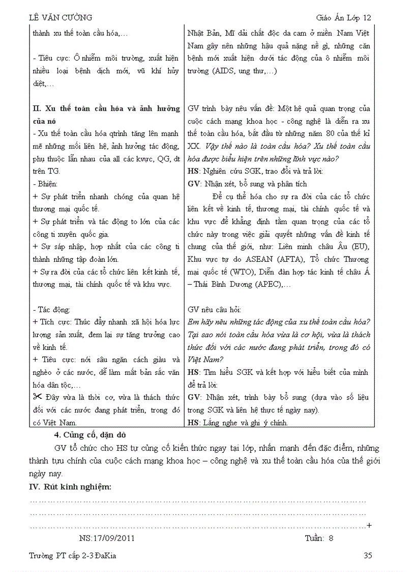 image for page Giáo án sử 12 theo chuẩn KT KN đã giảm tải