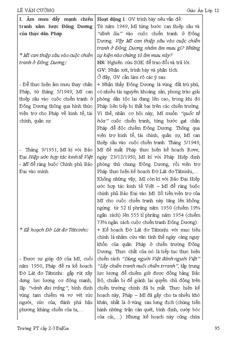 image for page Giáo án sử 12 theo chuẩn KT KN đã giảm tải