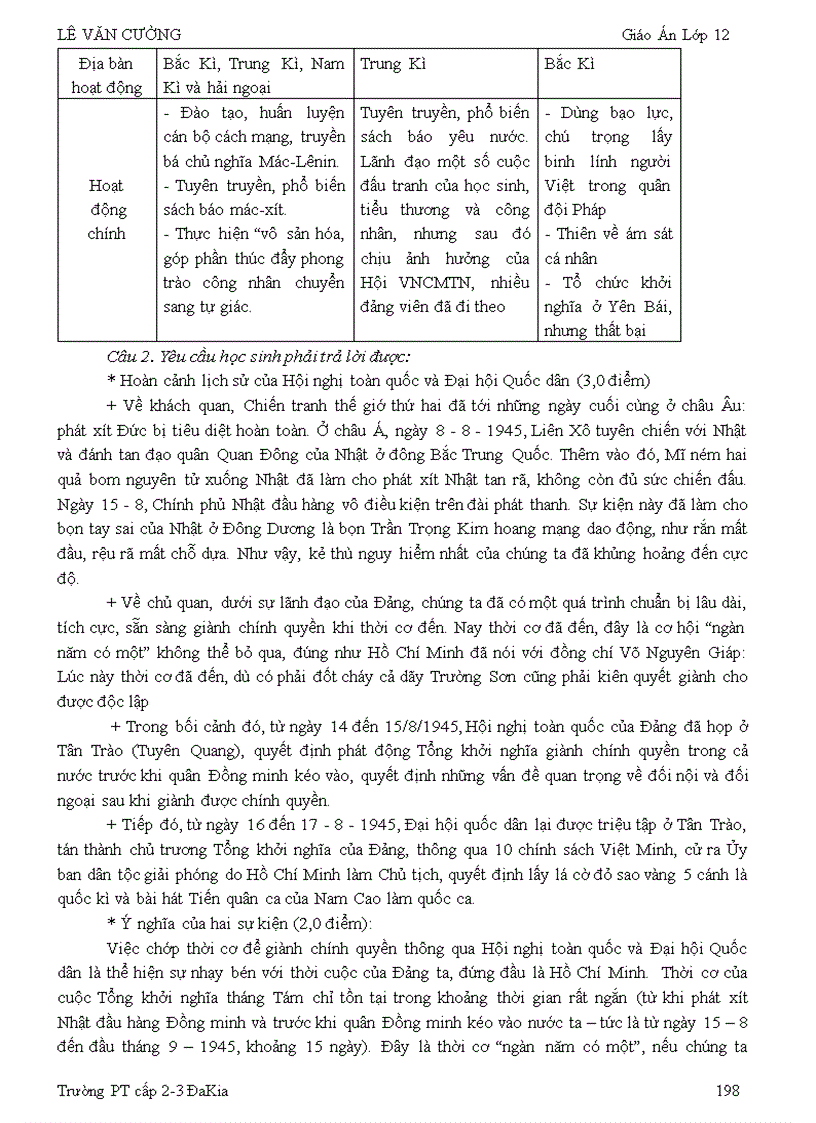 image for page Giáo án sử 12 theo chuẩn KT KN đã giảm tải