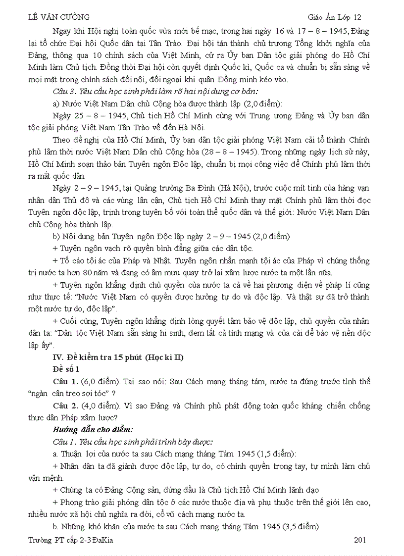 image for page Giáo án sử 12 theo chuẩn KT KN đã giảm tải