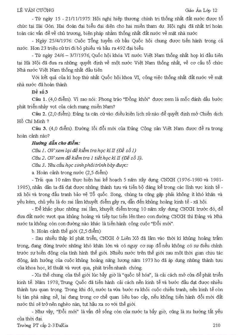 image for page Giáo án sử 12 theo chuẩn KT KN đã giảm tải