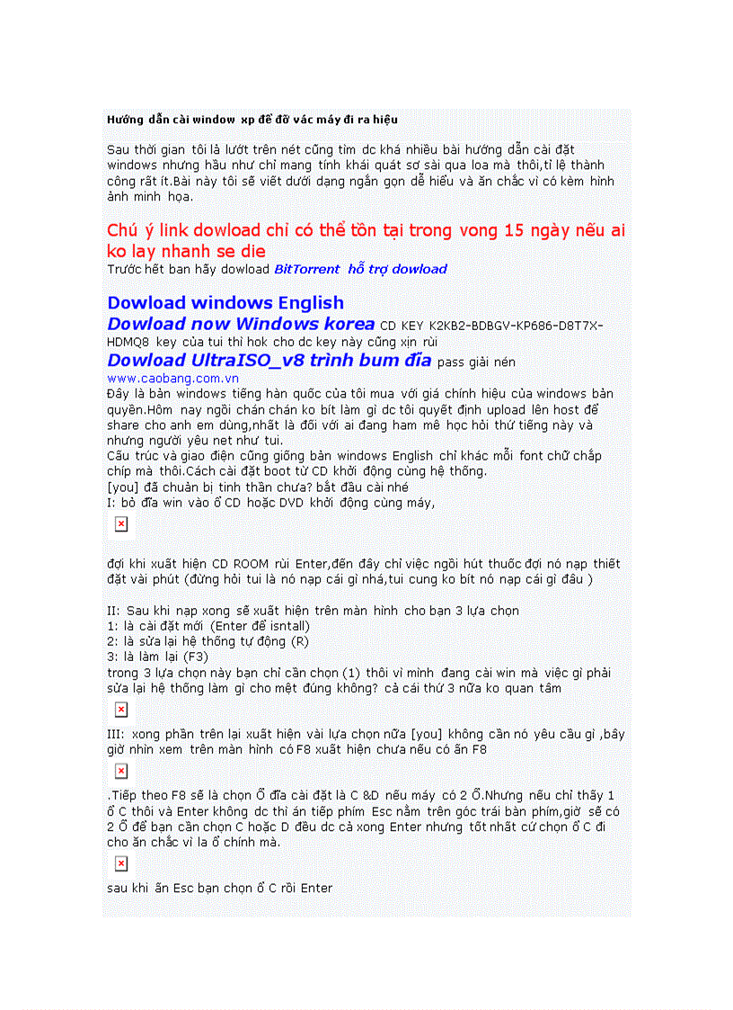 image for page Huong dan cai window