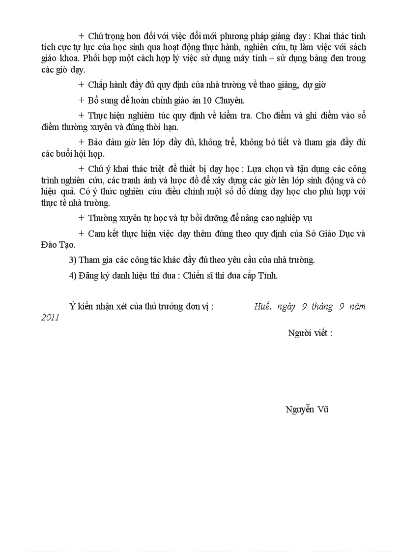 image for page Kế hoạch cá nhân 2011 2012