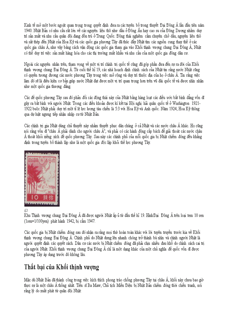 image for page Khối thịnh vượng chung Đại Đông Á