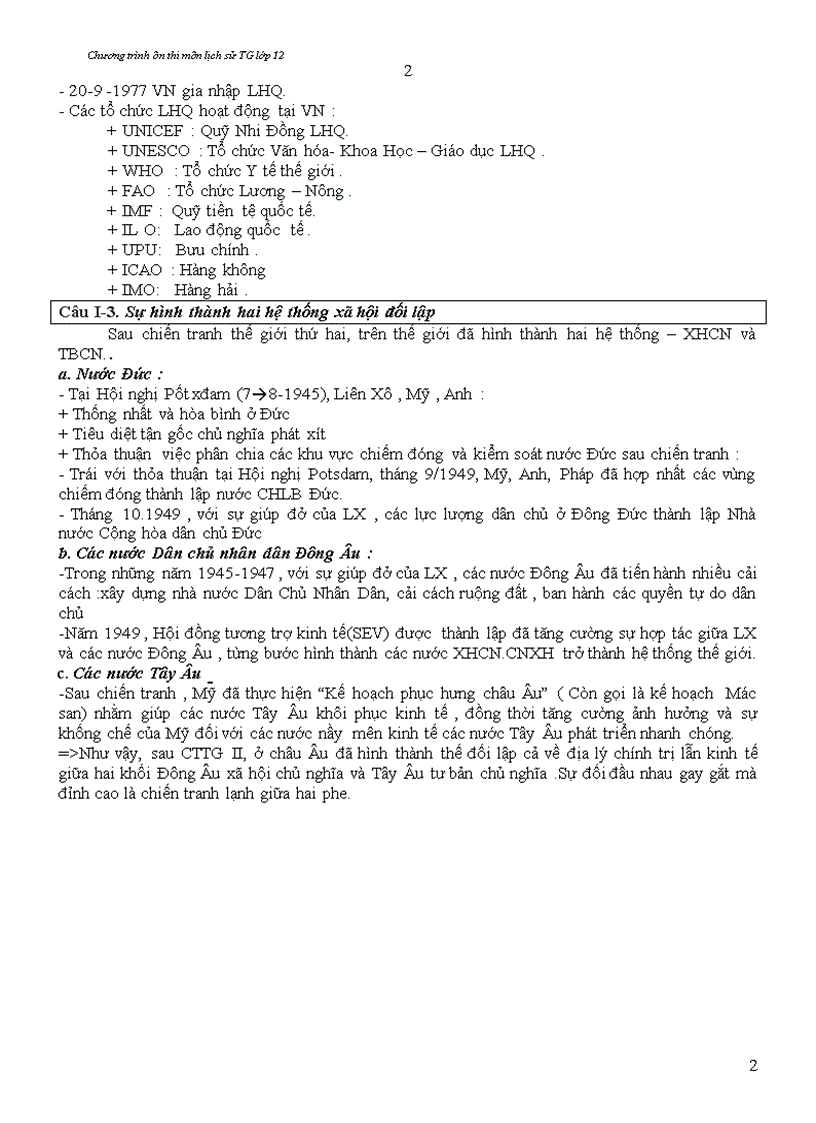 image for page Lịch sử 12 ôn thi