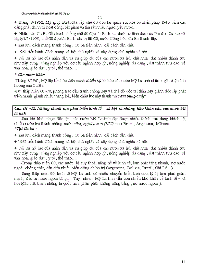 image for page Lịch sử 12 ôn thi