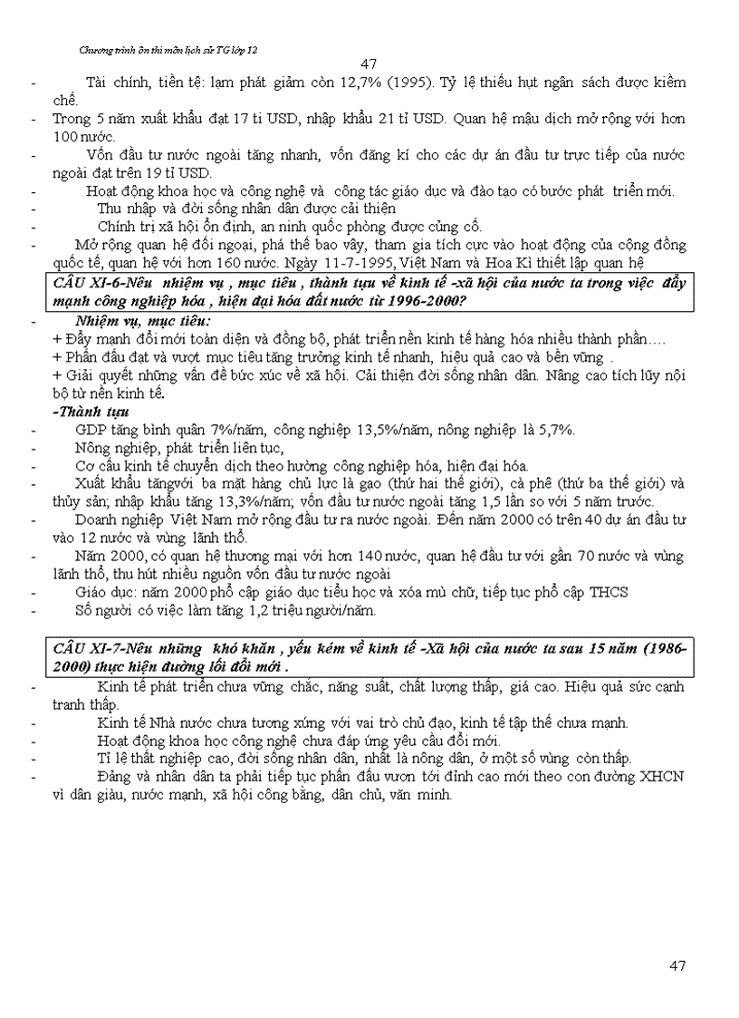 image for page Lịch sử 12 ôn thi