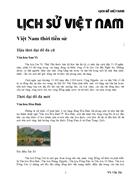 Lịch Sử Việt Nam Tự cổ Chí Kim Rất tuyệt