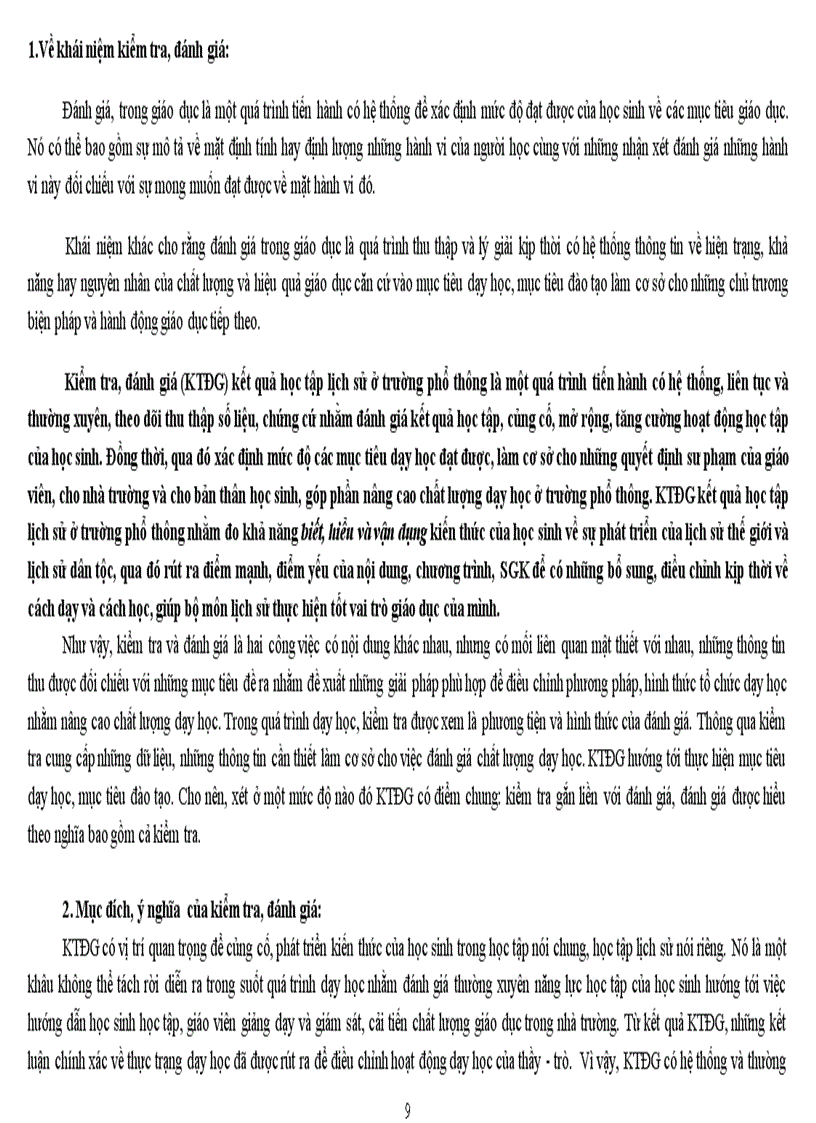 image for page Ma trận kiểnm tra đánh giá Sử