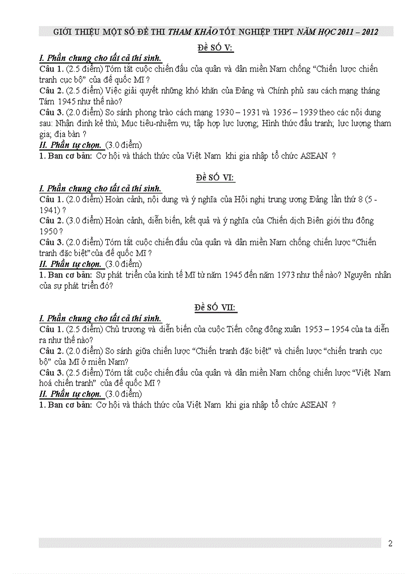 image for page Mot so de th TN nam 2012