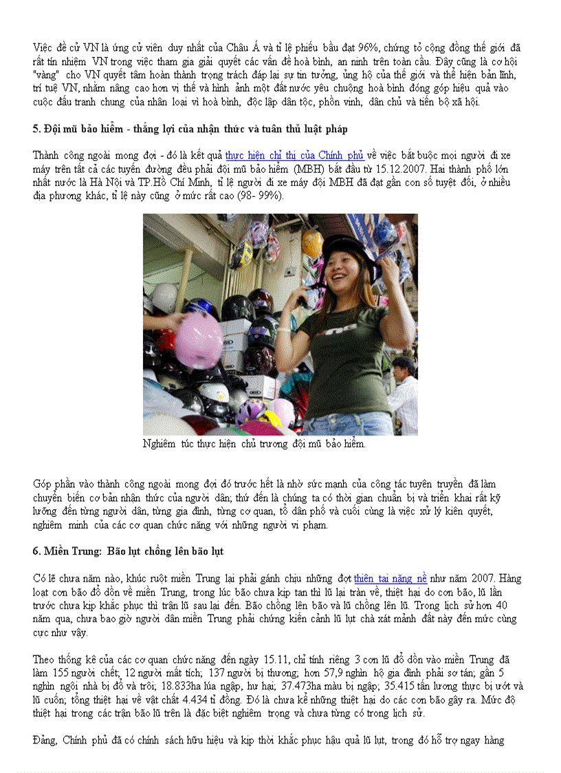 image for page Mười sự kiện nổi bật của VN năm 2008