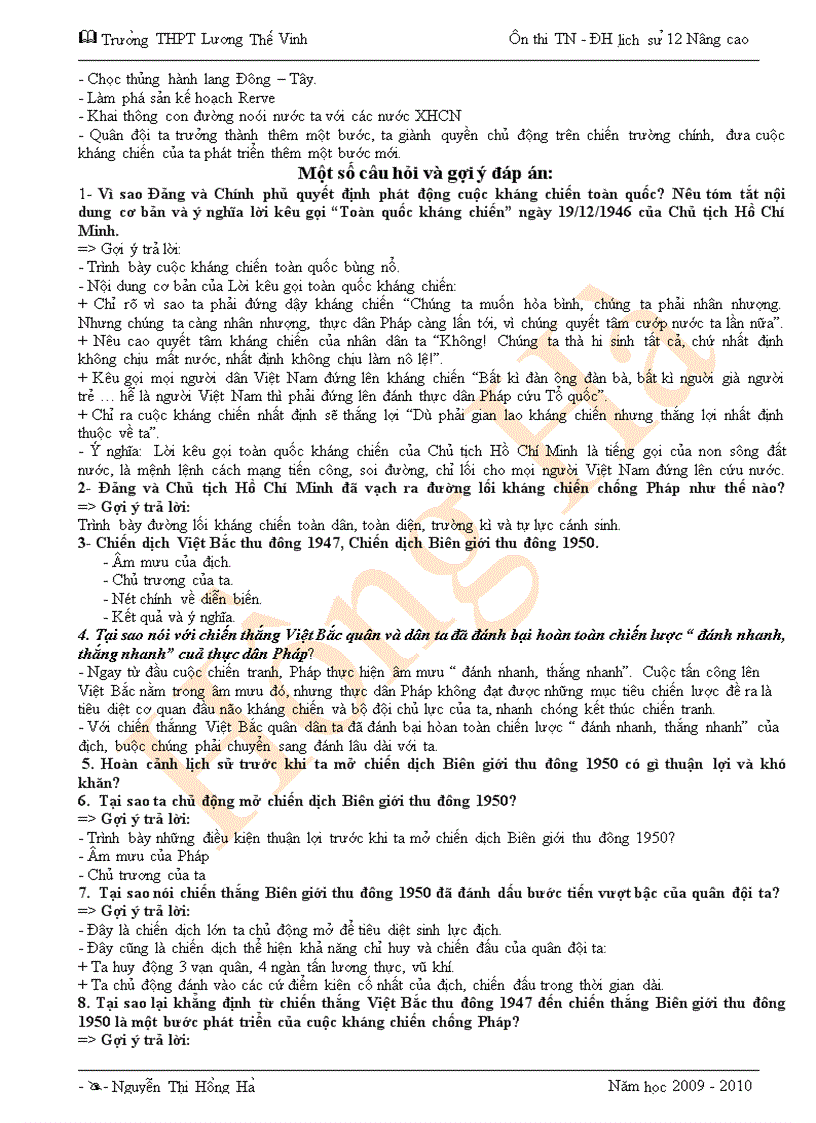 image for page Ôn tập thi TN lịch sử 12