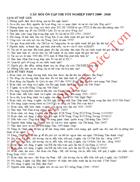 Ôn tập thi tốt nghiệp THPT Lịch sử