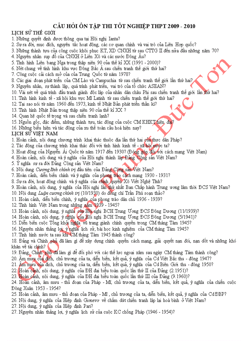 image for page Ôn tập thi tốt nghiệp THPT Lịch sử