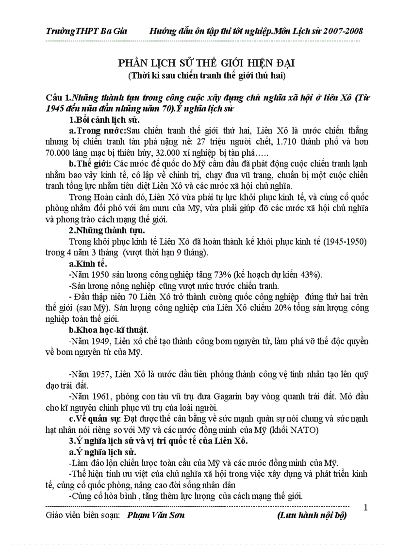 image for page Ôn tâp tốt nghiệp phần lịch sử thế giới