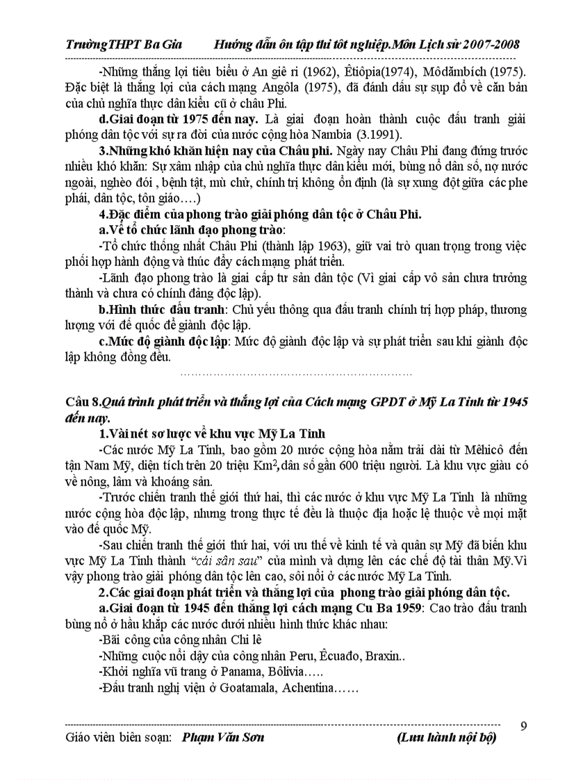 image for page Ôn tâp tốt nghiệp phần lịch sử thế giới