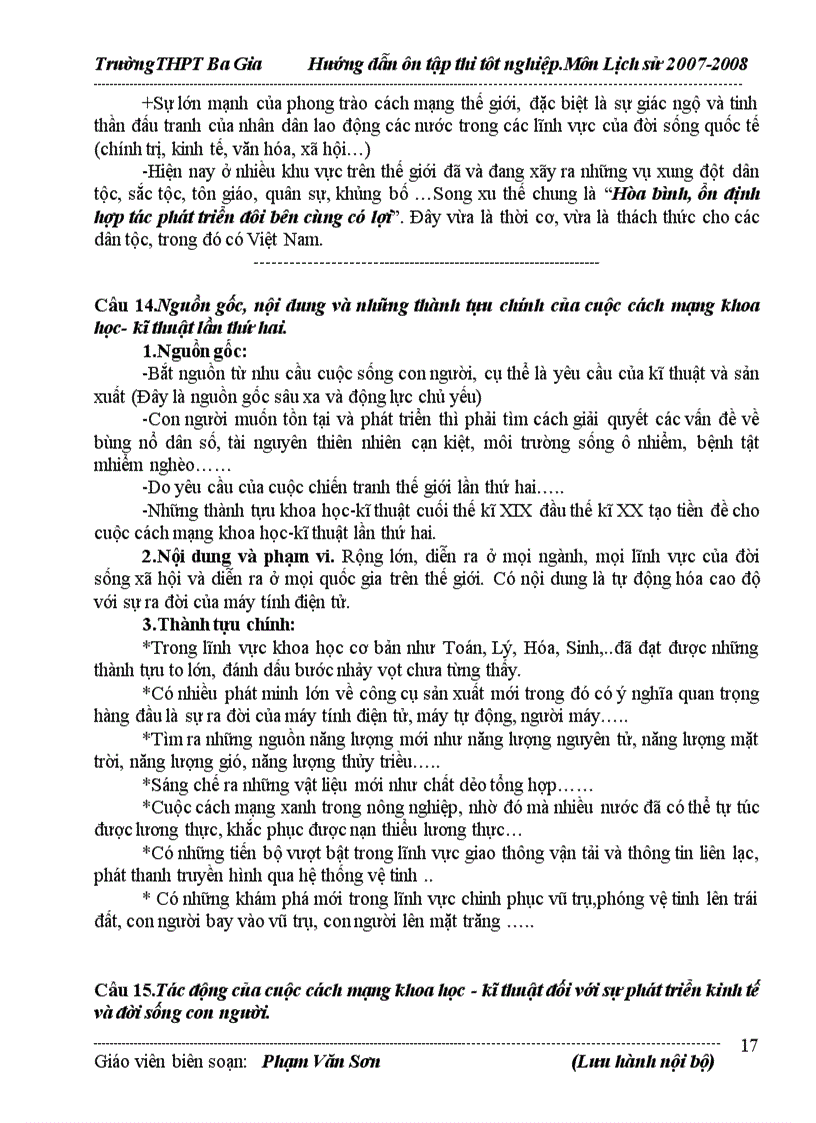 image for page Ôn tâp tốt nghiệp phần lịch sử thế giới