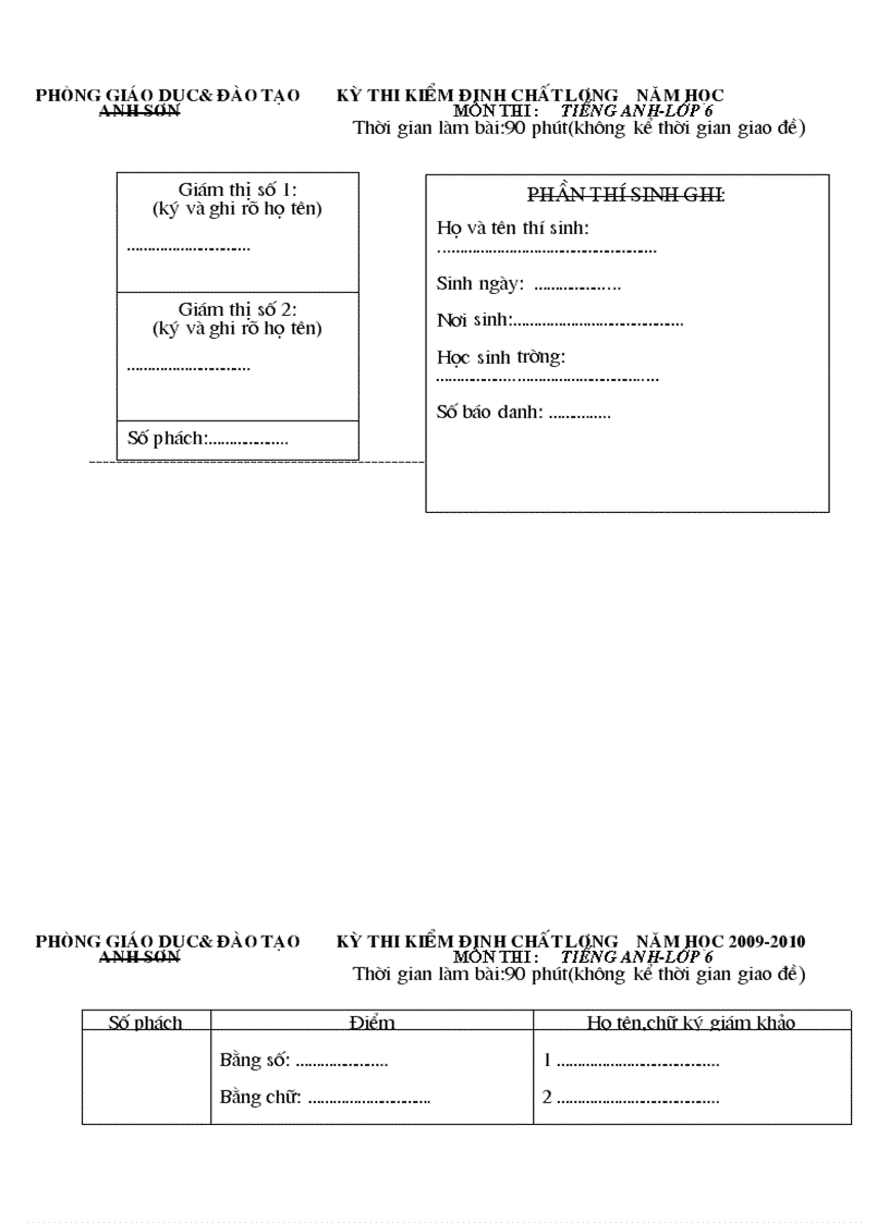 image for page On thi TN He GDTX