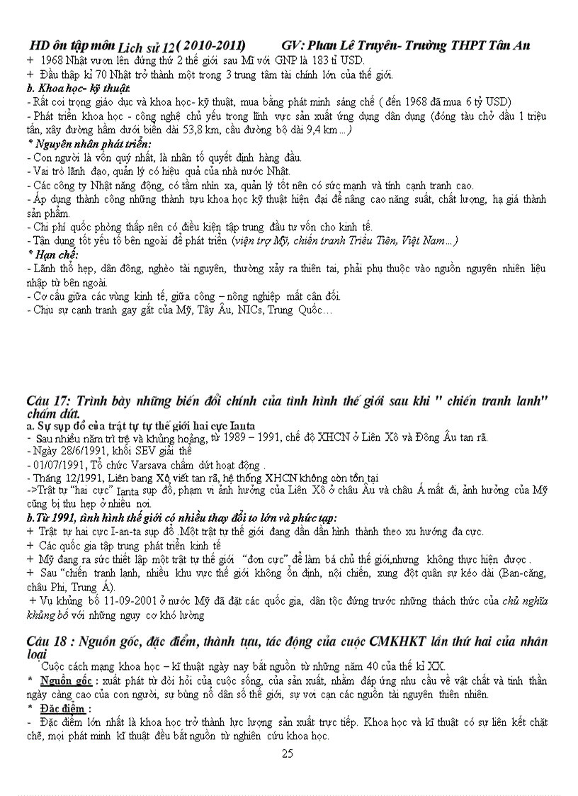 image for page Ôn thi tnthpt lịch sử 2011