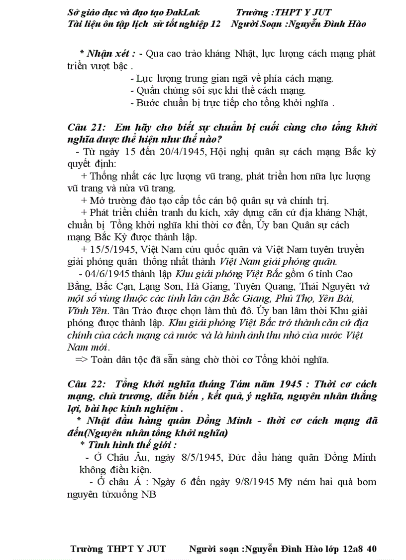 image for page On thi TNTHPT Su