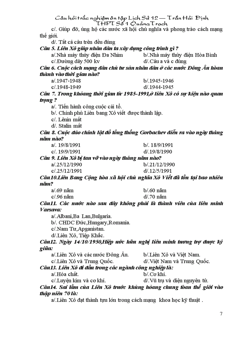 image for page On thii trac nghiem