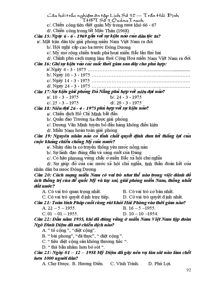 image for page On thii trac nghiem