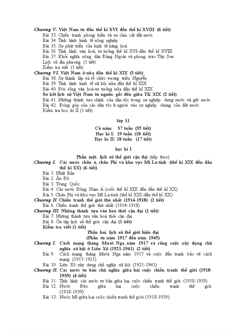 image for page Phân phối chương trình mới 2009 2010