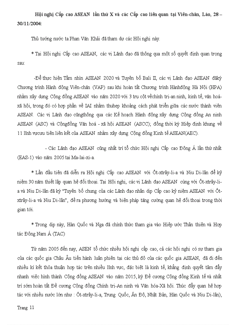 image for page Quan hệ giữa Việt Nam Asean