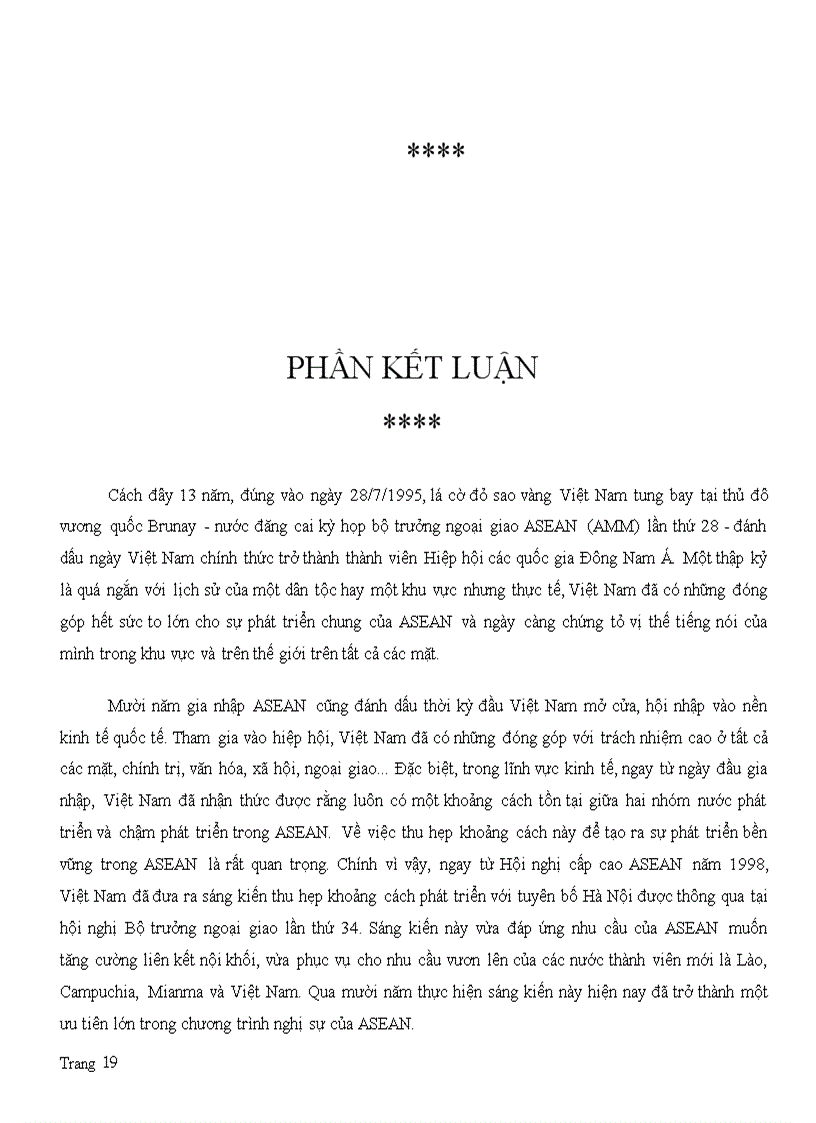 image for page Quan hệ giữa Việt Nam Asean