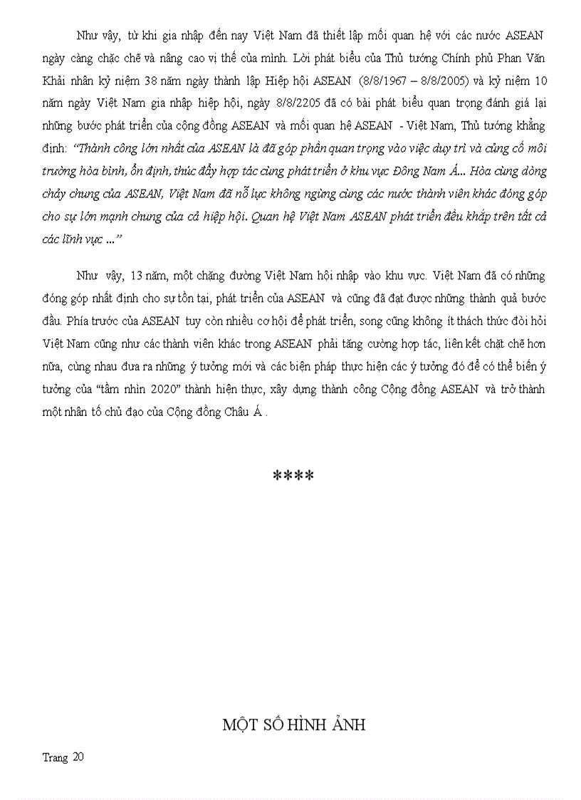 image for page Quan hệ giữa Việt Nam Asean