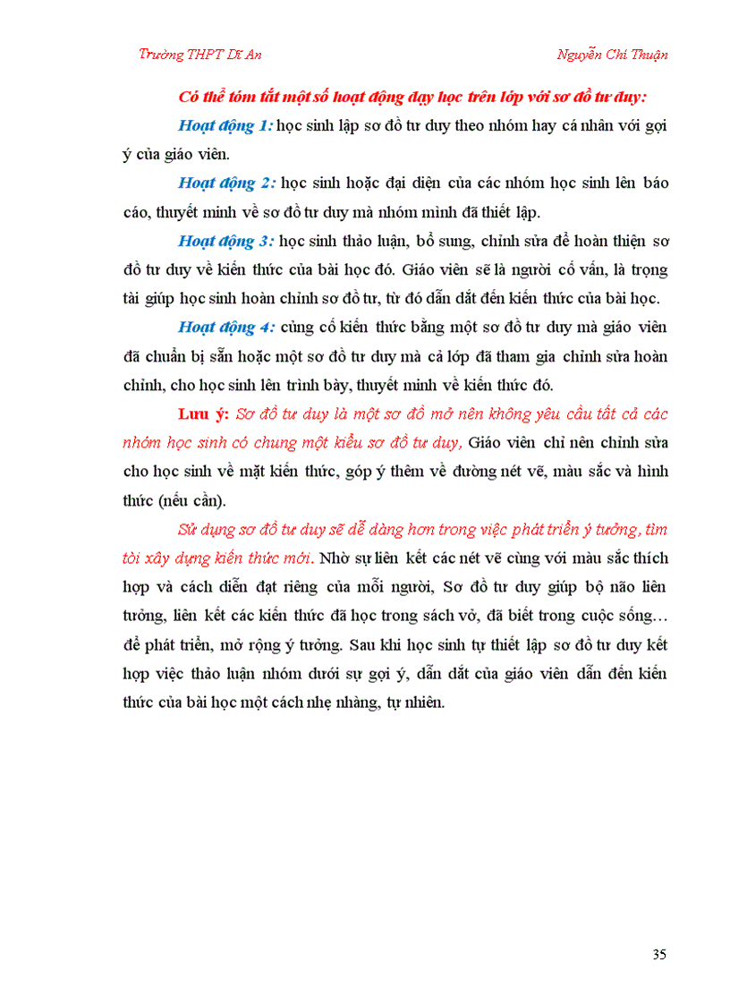 image for page SKKN Sử dung sơ đồ tư duy
