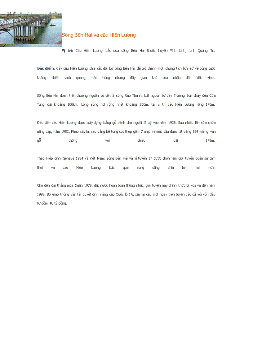 image for page Su kien lich su ve song Ben Hai cau Hien Luong