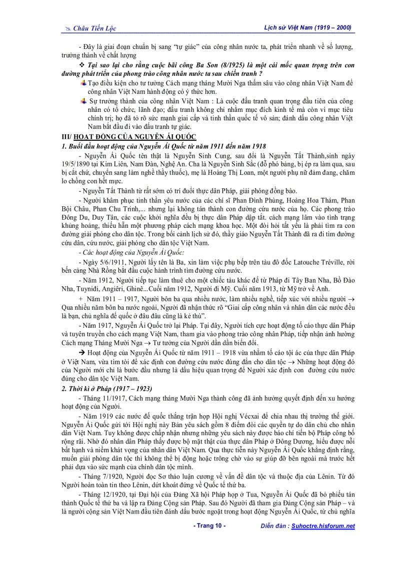 image for page Tài liệu Bồi dưỡng HSG Phần LSVN 1919 1975