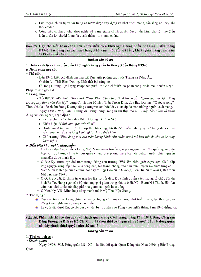 image for page TÀI LIỆU LỊCH SỬ VN 1919 1975 Ôn thi TN THPT TS ĐH CĐ