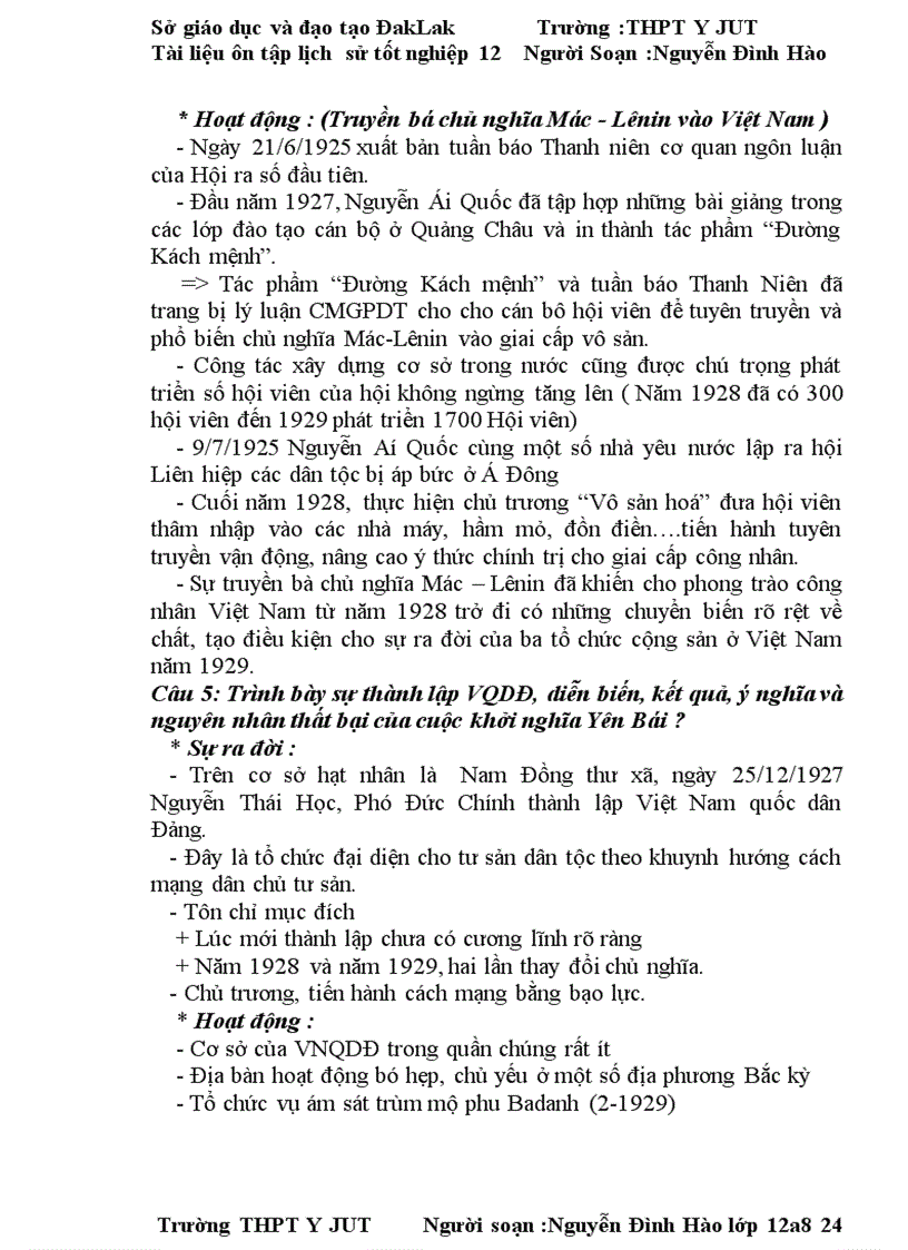 image for page Tài liêu ôn tập lịch sử 12