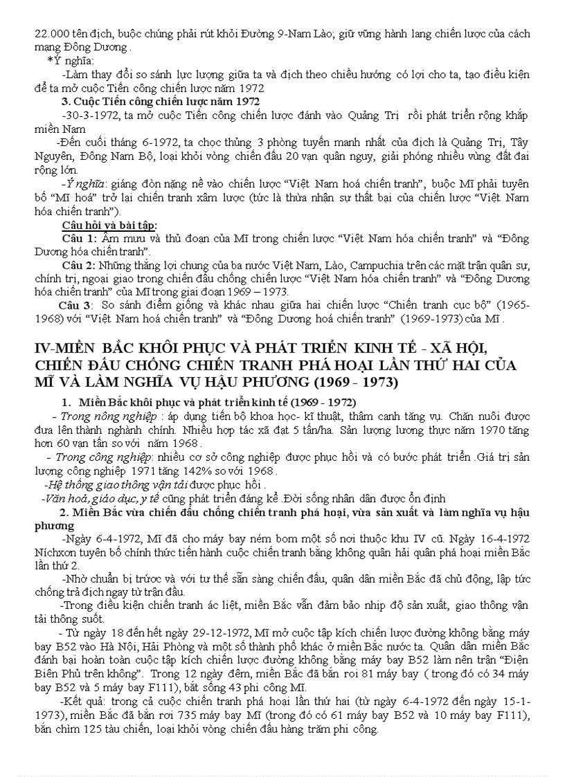 image for page Tài liệu ôn tập LS Việt Nam 1954 1975